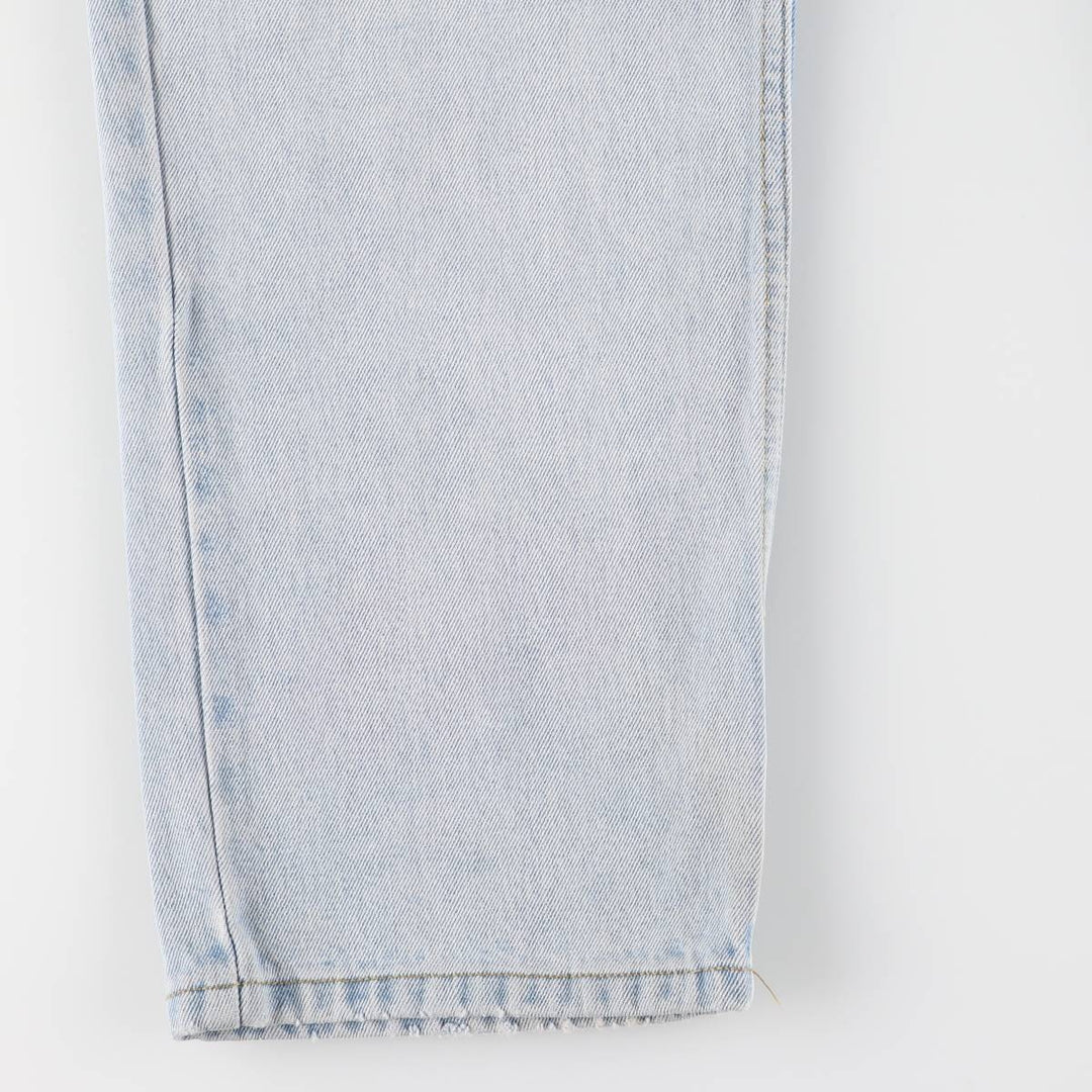 90'S Ralph Lauren CHAPS tapered denim pants for men, W32 equivalent, vintage cotton blue type Vintage Second Hand