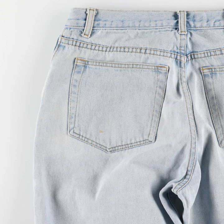 90'S Ralph Lauren CHAPS tapered denim pants for men, W32 equivalent, vintage cotton blue type Vintage Second Hand