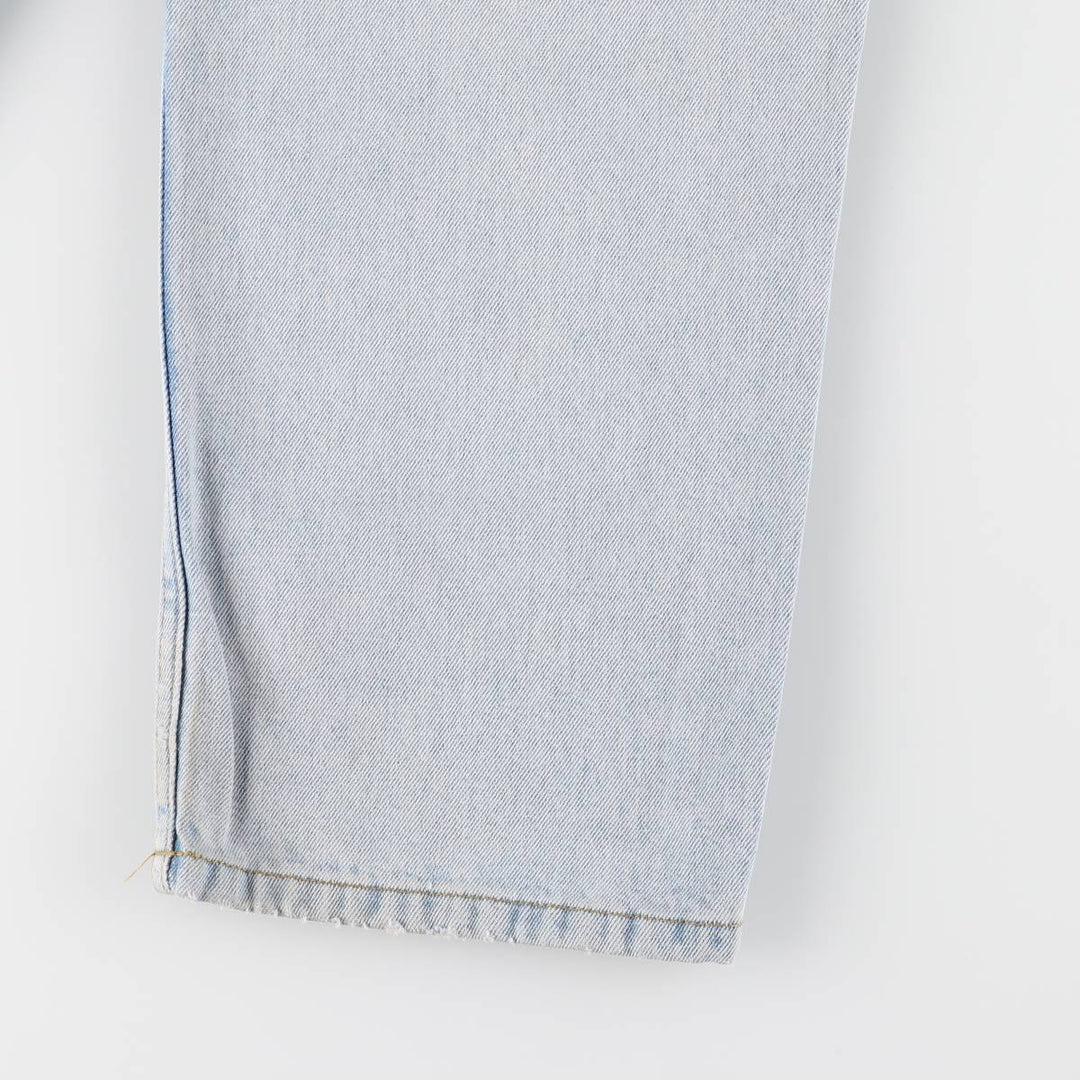 90'S Ralph Lauren CHAPS tapered denim pants for men, W32 equivalent, vintage cotton blue type Vintage Second Hand