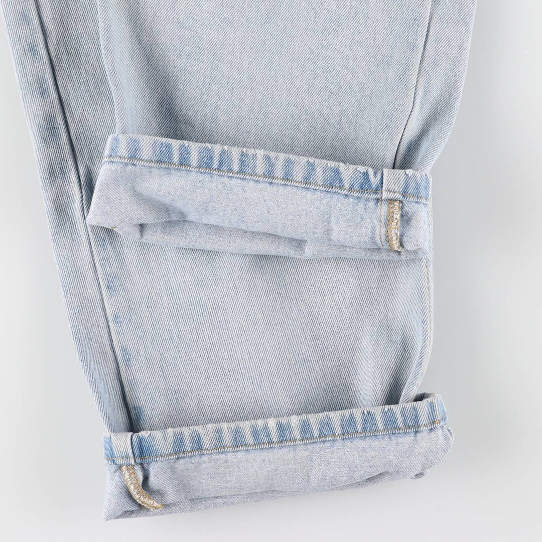 90'S Ralph Lauren CHAPS tapered denim pants for men, W32 equivalent, vintage cotton blue type Vintage Second Hand