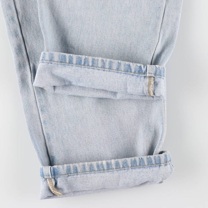 90'S Ralph Lauren CHAPS tapered denim pants for men, W32 equivalent, vintage cotton blue type Vintage Second Hand