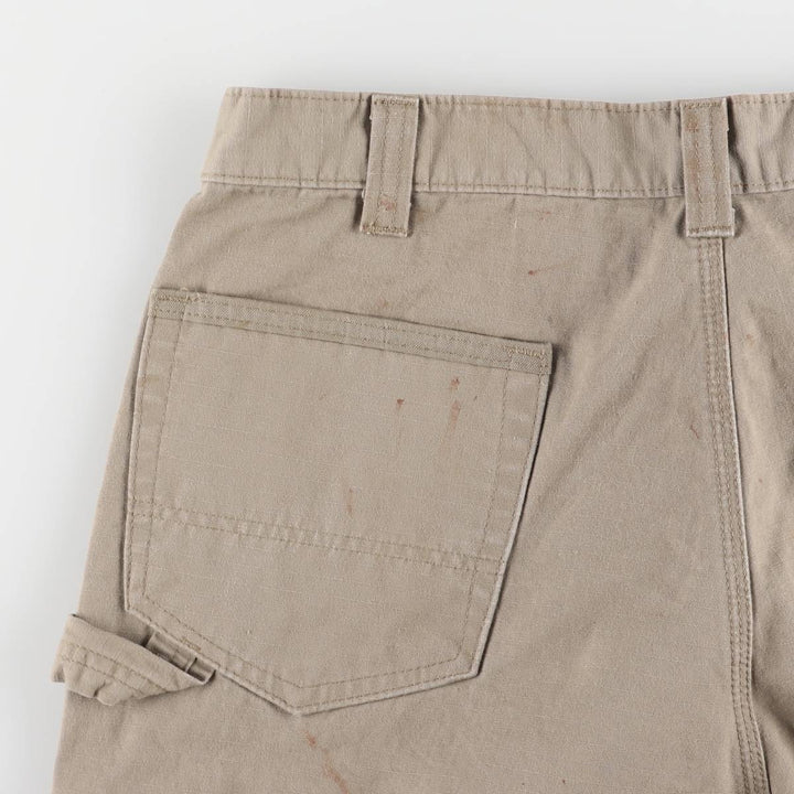 Carhartt Relaxed Fit Cargo Shorts, Half Pants, Men's, W38 equivalent cotton Khaki type Vintage Second Hand