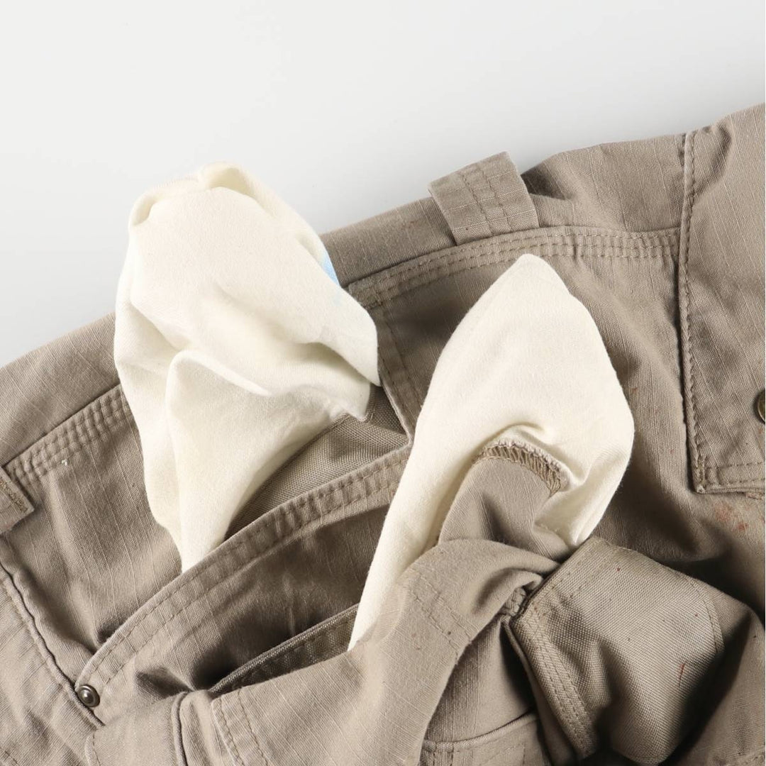 Carhartt Relaxed Fit Cargo Shorts, Half Pants, Men's, W38 equivalent cotton Khaki type Vintage Second Hand