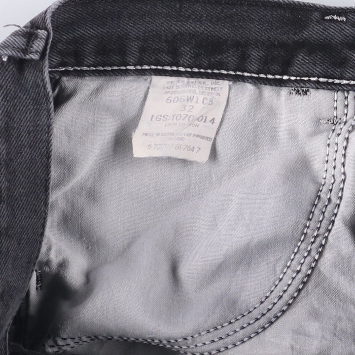 Wrangler Black Denim Shorts Short Pants Men's W32 cotton black type Vintage Second Hand