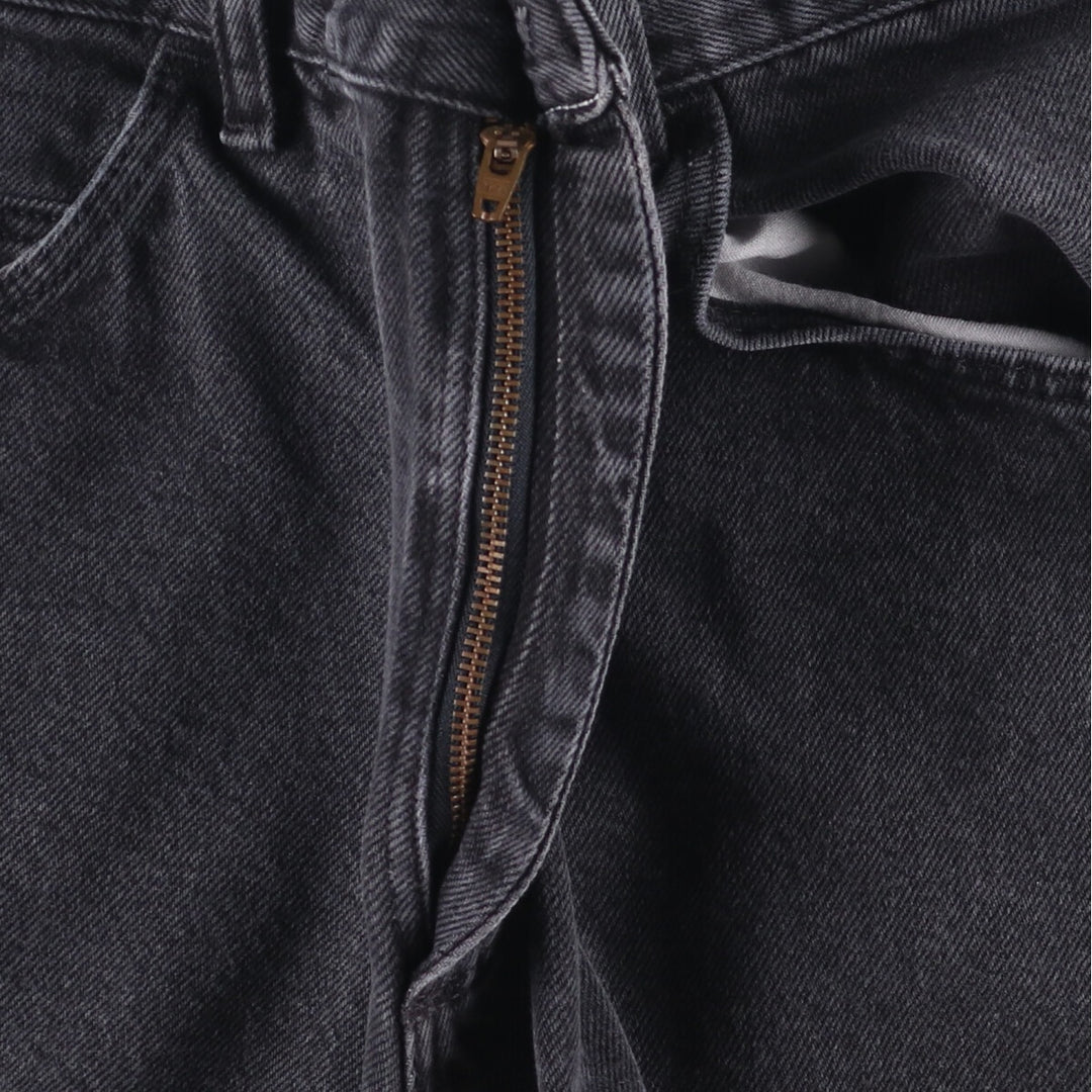 Wrangler Black Denim Shorts Short Pants Men's W32 cotton black type Vintage Second Hand