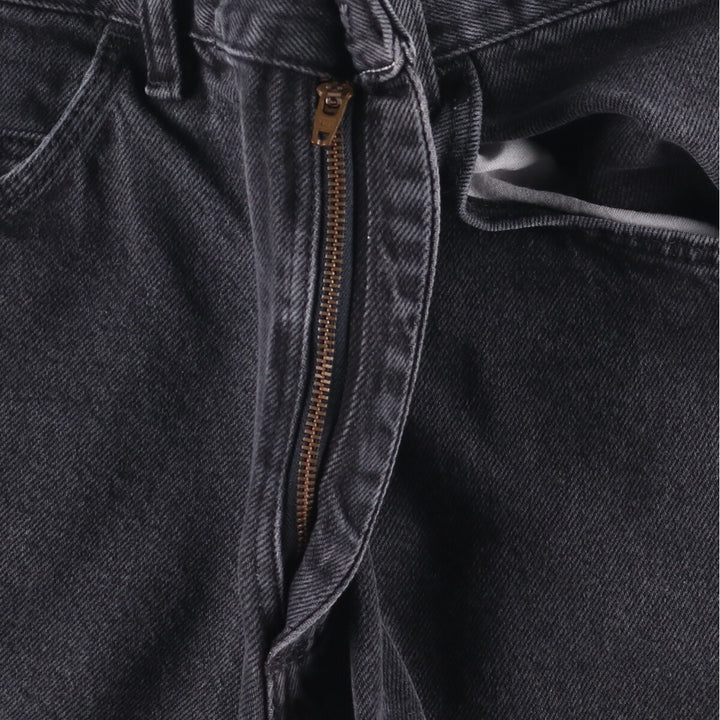 Wrangler Black Denim Shorts Short Pants Men's W32 cotton black type Vintage Second Hand