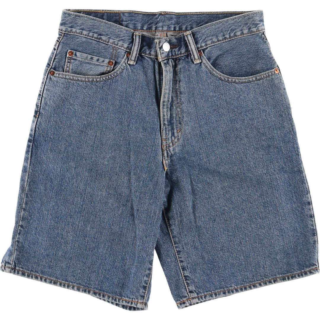 Levi's 550 denim shorts, short pants for men, size W32 cotton blue type Vintage Second Hand