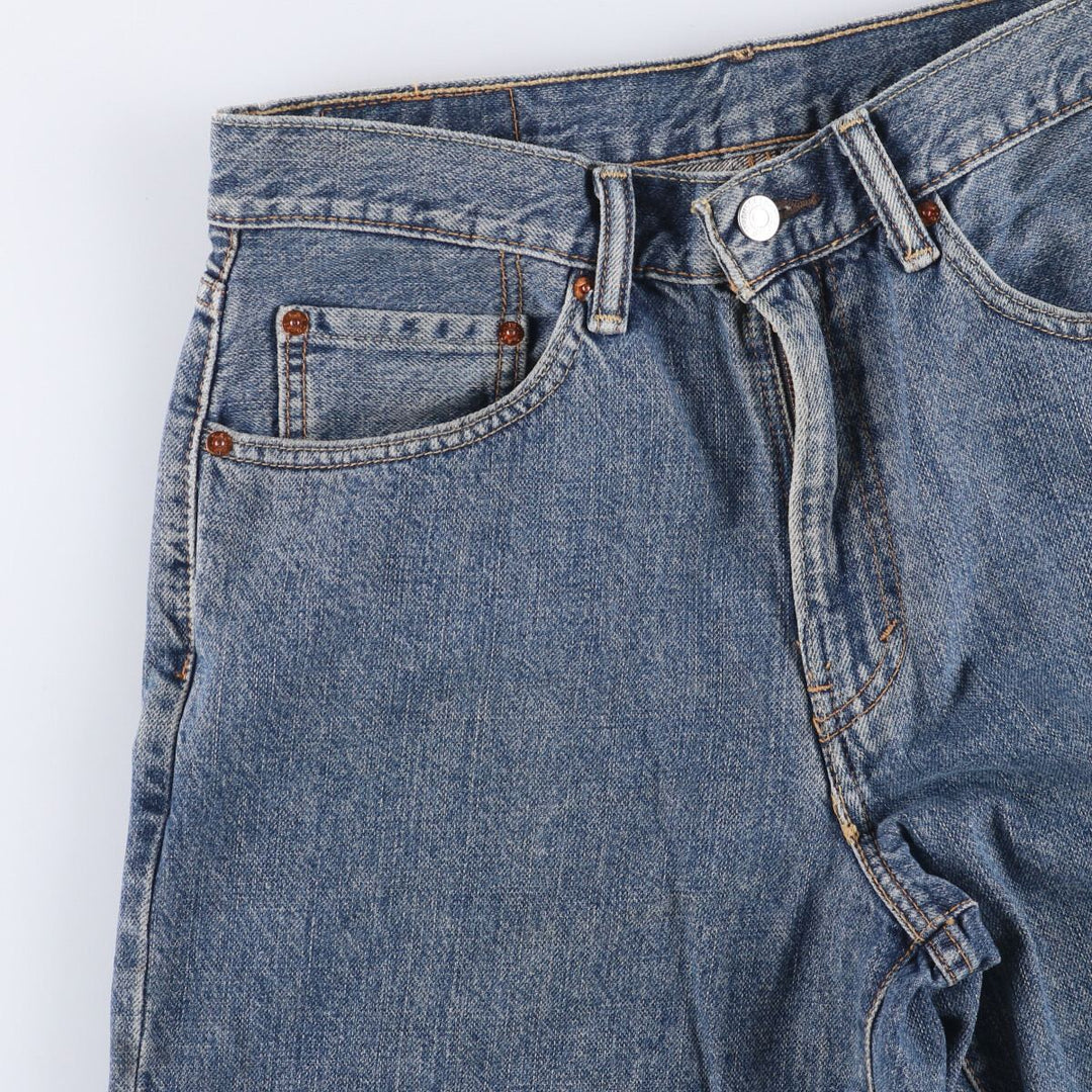 Levi's 550 denim shorts, short pants for men, size W32 cotton blue type Vintage Second Hand