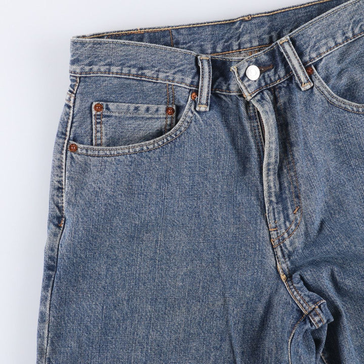 Levi's 550 denim shorts, short pants for men, size W32 cotton blue type Vintage Second Hand