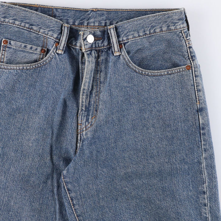 Levi's 550 denim shorts, short pants for men, size W32 cotton blue type Vintage Second Hand