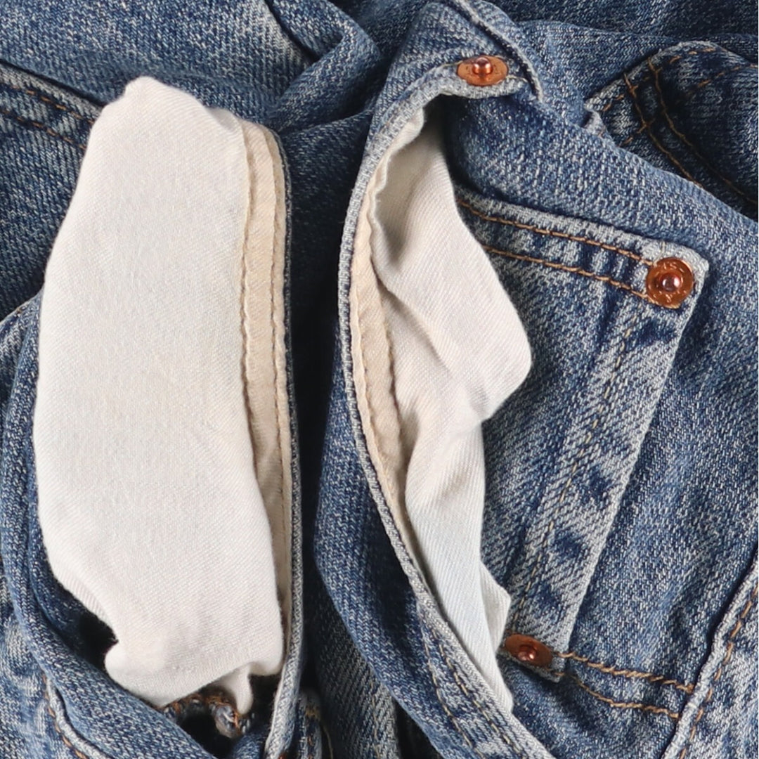 Levi's 550 denim shorts, short pants for men, size W32 cotton blue type Vintage Second Hand