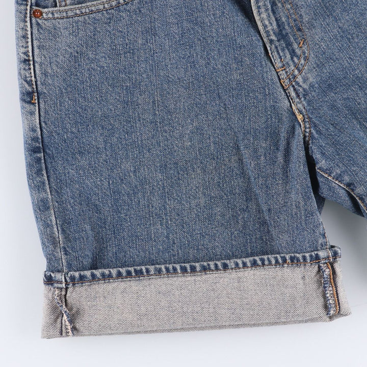 Levi's 550 denim shorts, short pants for men, size W32 cotton blue type Vintage Second Hand