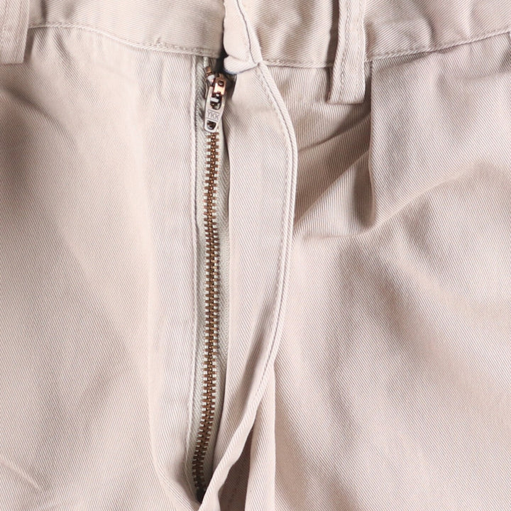POLO by Ralph Lauren CLASSIC FIT PLEATED 9'' two-pleat chino shorts, short pants, men's size w31 cotton Beige type Vintage Second Hand