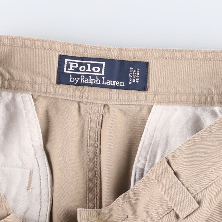 Ralph Lauren POLO by Ralph Lauren cargo shorts, short pants, men's, W30 equivalent cotton Beige type Vintage Second Hand