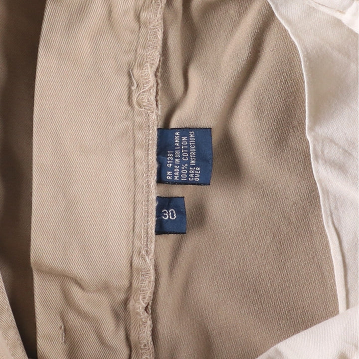 Ralph Lauren POLO by Ralph Lauren cargo shorts, short pants, men's, W30 equivalent cotton Beige type Vintage Second Hand