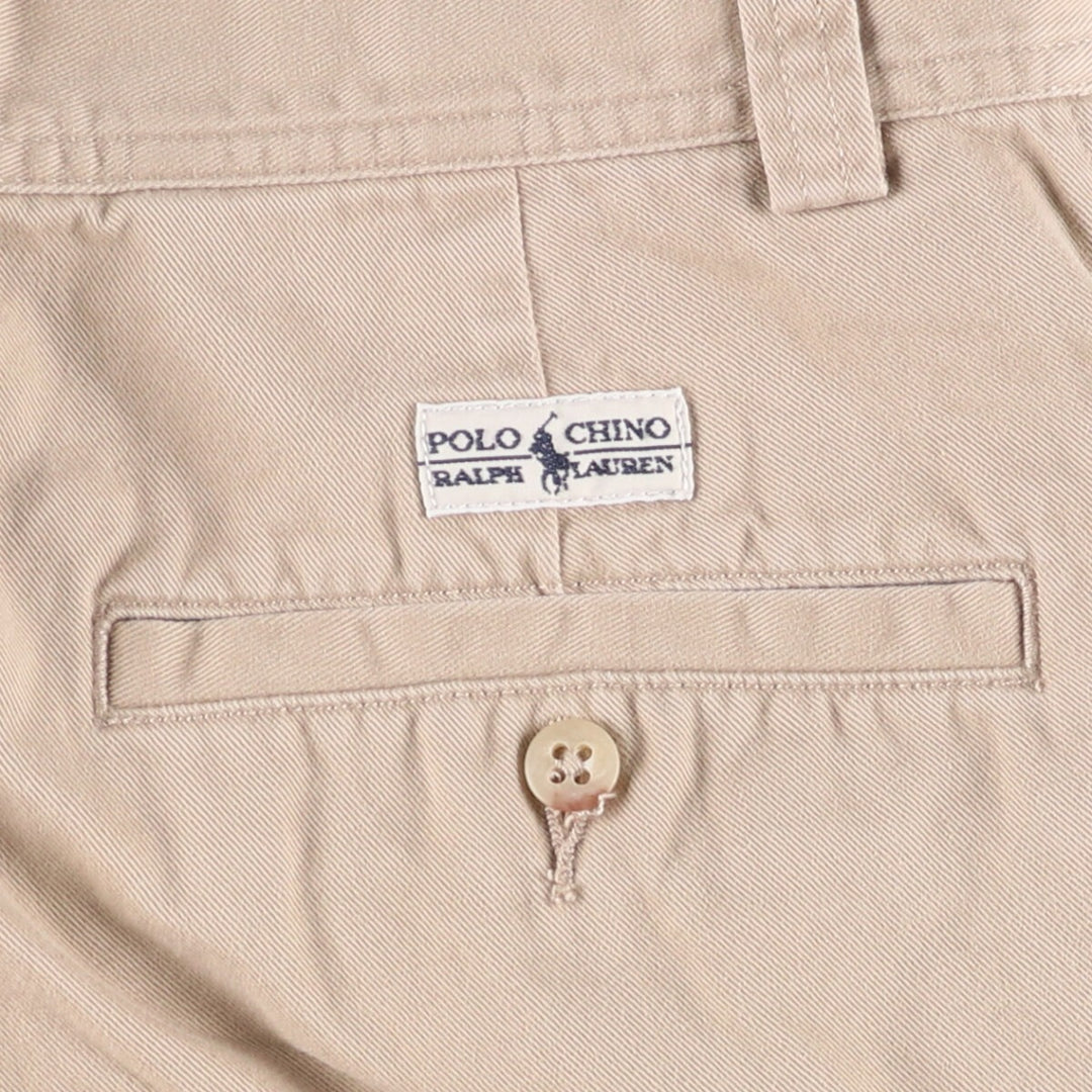 Ralph Lauren POLO by Ralph Lauren cargo shorts, short pants, men's, W30 equivalent cotton Beige type Vintage Second Hand