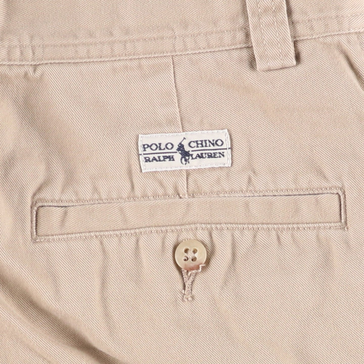 Ralph Lauren POLO by Ralph Lauren cargo shorts, short pants, men's, W30 equivalent cotton Beige type Vintage Second Hand
