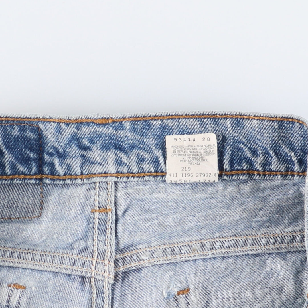 90'S Levi's 560 LOOSE FIT Orange Tab Denim Shorts Men's W33 Vintage cotton Blue type light blue Vintage Second Hand