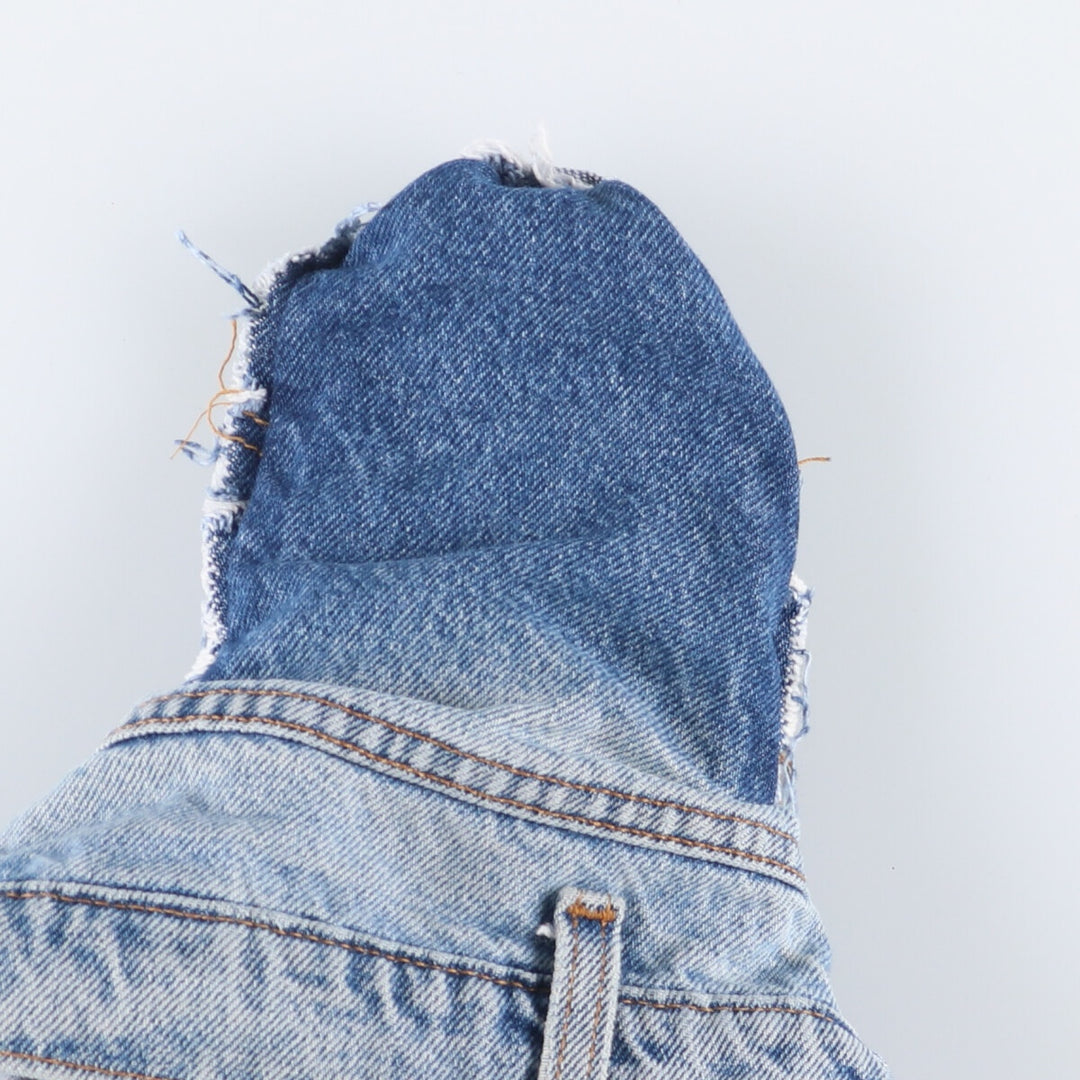 90'S Levi's 560 LOOSE FIT Orange Tab Denim Shorts Men's W33 Vintage cotton Blue type light blue Vintage Second Hand