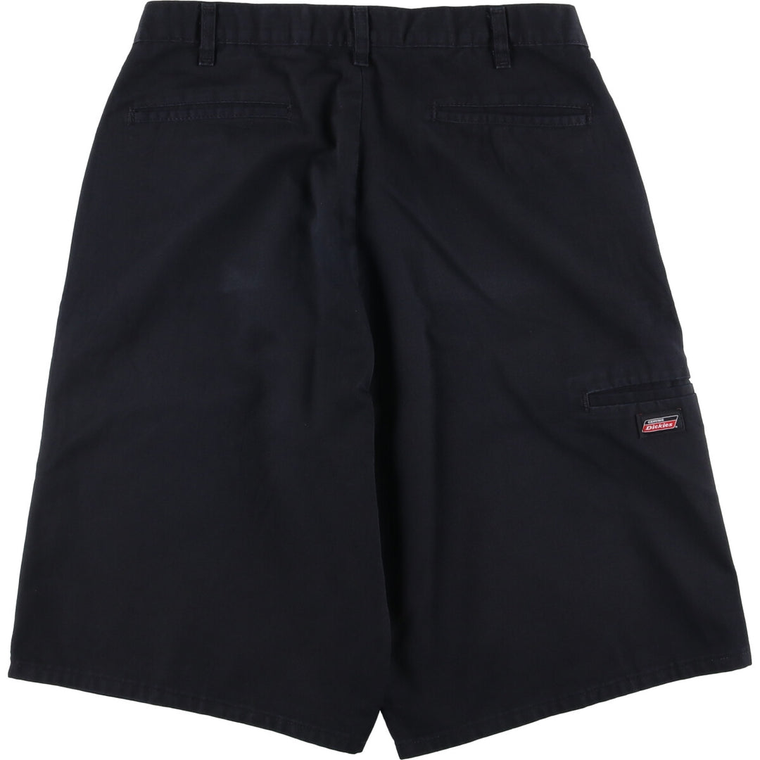 Dickies Work Shorts, Half Pants, Men's, W34 equivalent polyester black type Vintage Second Hand