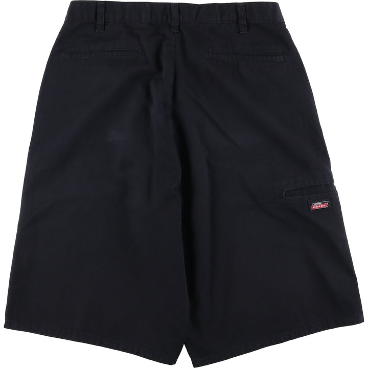 Dickies Work Shorts, Half Pants, Men's, W34 equivalent polyester black type Vintage Second Hand