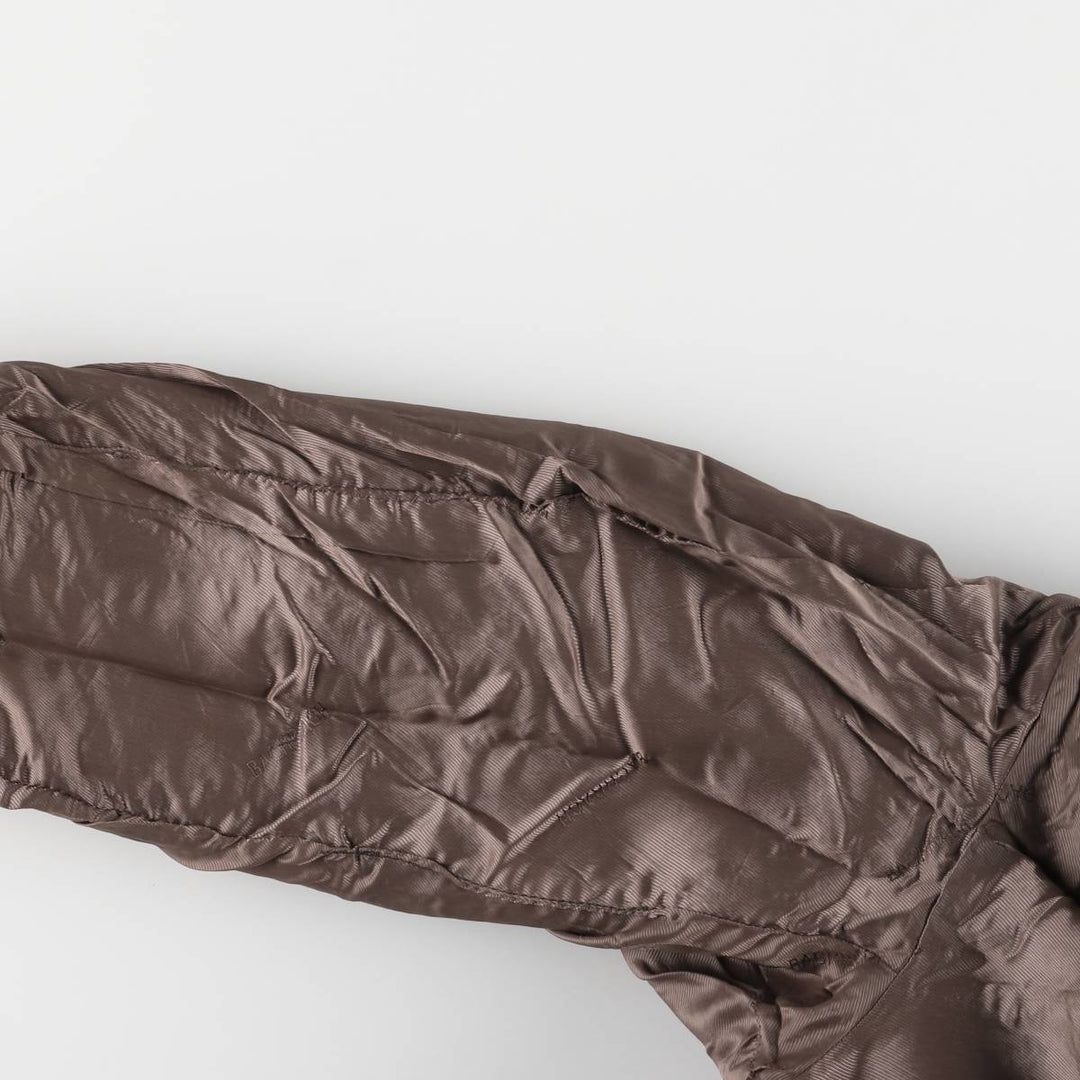 BACHRACH Leather Jacket, Men's Size S genuine leather brown type Vintage Second Hand