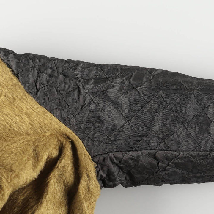 Vintage 1970'S Sears THE LEARHER SHOP padded suede leather jacket, size M, men's Genuine Leather Suede Leather brown type Vintage Second Hand