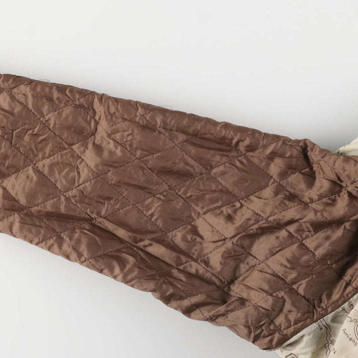 1990'S Reed A-2 Style Padded Leather Flight Jacket, Men's Size Medium, Vintage genuine leather brown type Vintage Second Hand