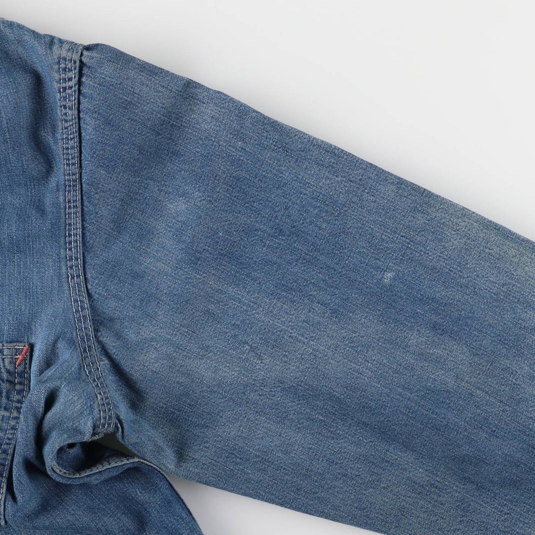 70'S JCPenney BIG MAC denim coveralls, men's size L, vintage cotton blue type Vintage Second Hand