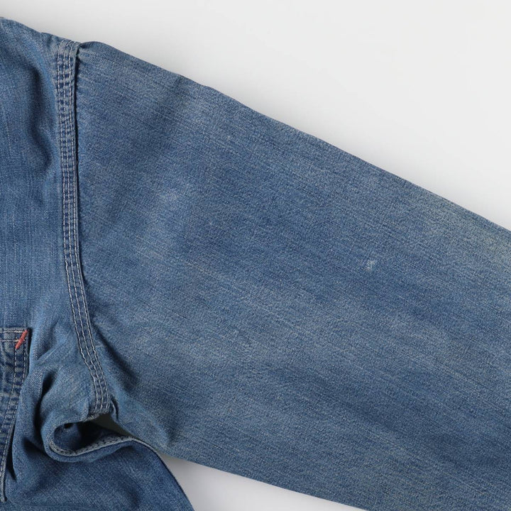 70'S JCPenney BIG MAC denim coveralls, men's size L, vintage cotton blue type Vintage Second Hand