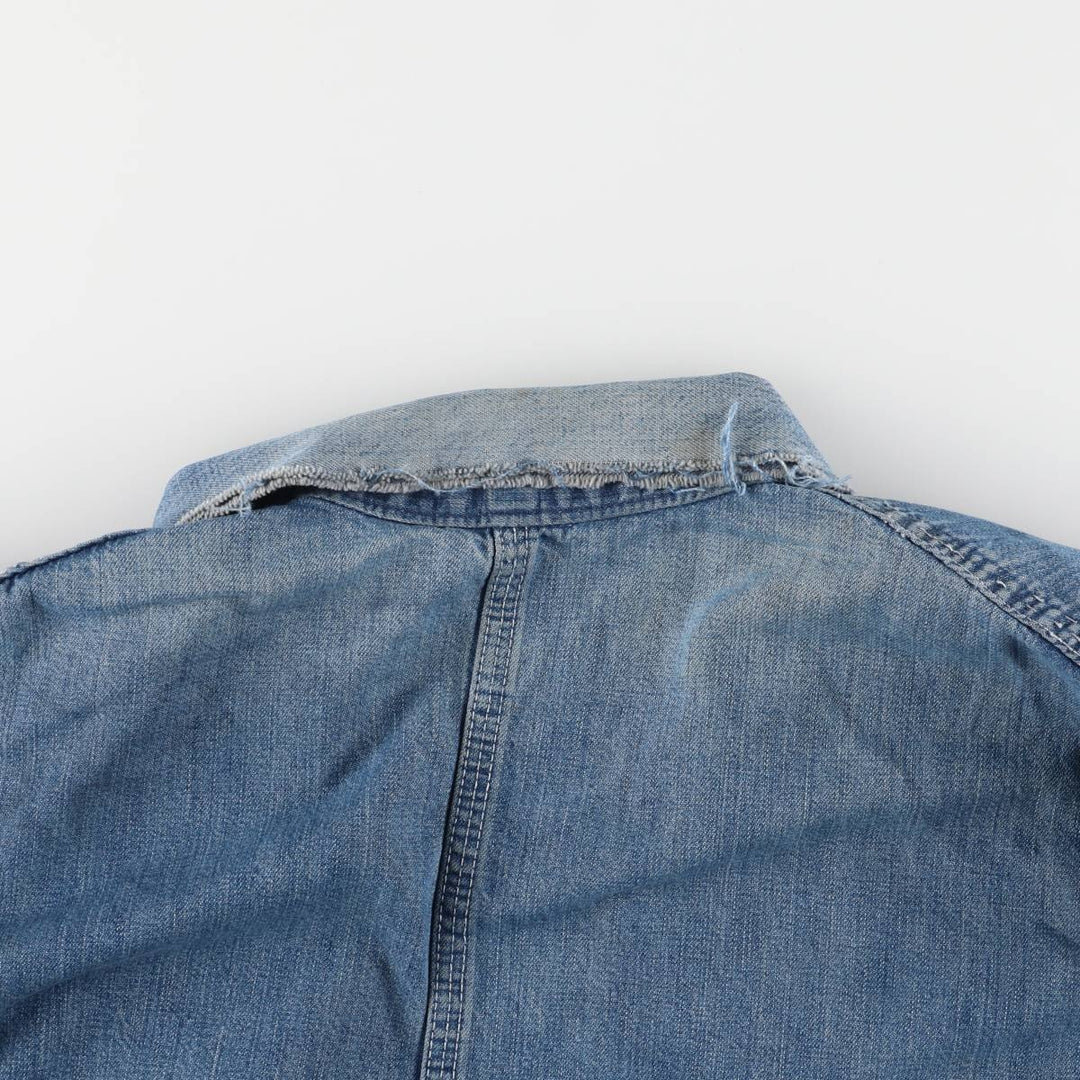 70'S JCPenney BIG MAC denim coveralls, men's size L, vintage cotton blue type Vintage Second Hand