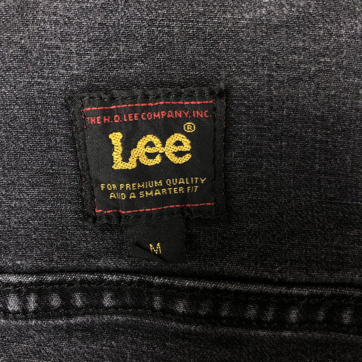 Lee Riders Black Denim Jacket, Jean Jacket, Men's M Size cotton black type Vintage Second Hand