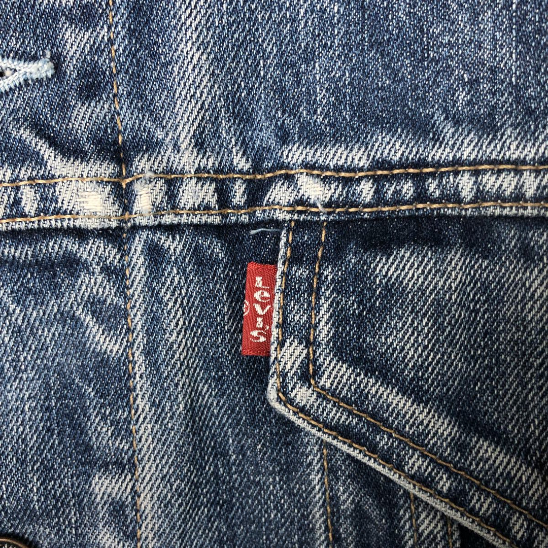 Levi's 70500-0401 Euro Model Denim Jacket, G-Jean, Men's XL Size cotton blue type Vintage Second Hand