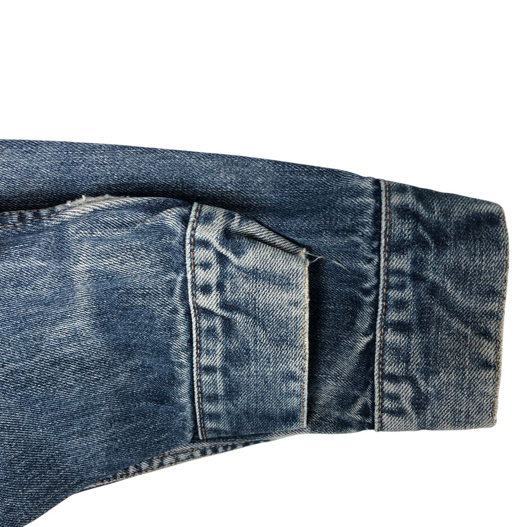 Levi's 70500-0401 Euro Model Denim Jacket, G-Jean, Men's XL Size cotton blue type Vintage Second Hand