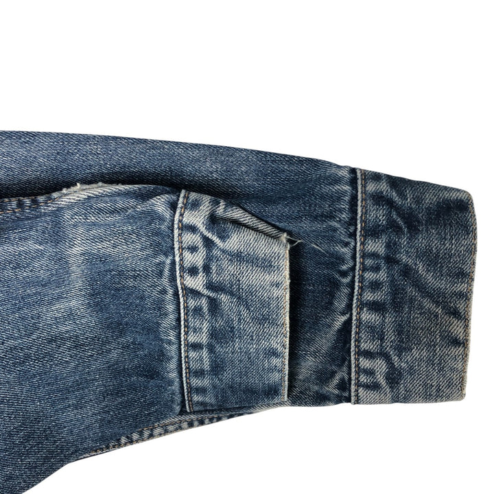 Levi's 70500-0401 Euro Model Denim Jacket, G-Jean, Men's XL Size cotton blue type Vintage Second Hand