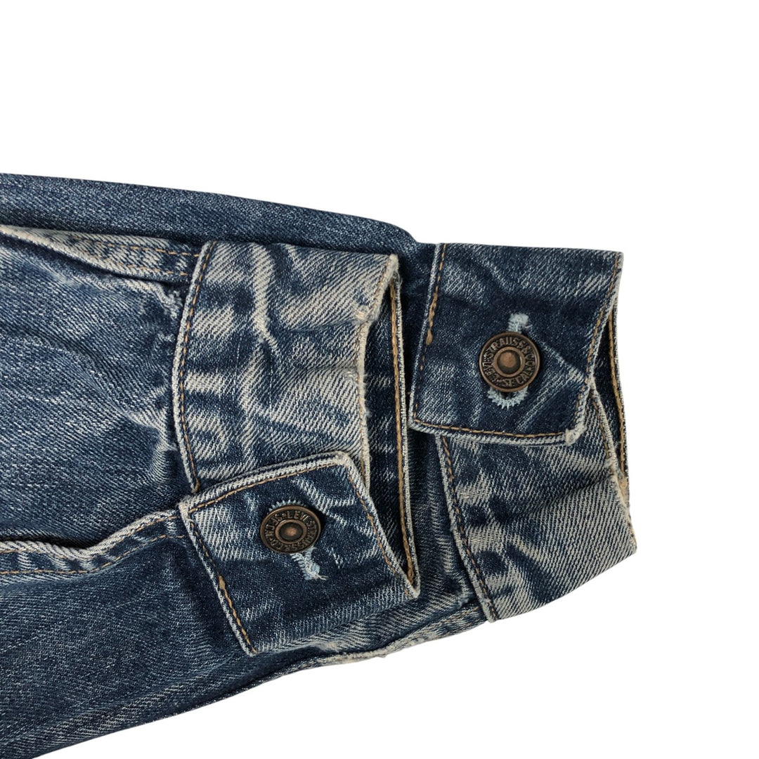 Levi's 70500-0401 Euro Model Denim Jacket, G-Jean, Men's XL Size cotton blue type Vintage Second Hand