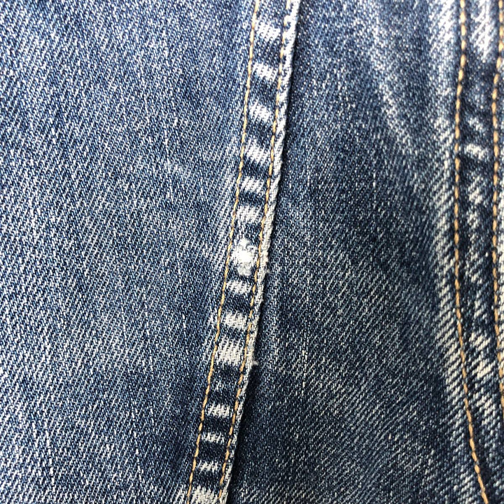 Levi's 70500-0401 Euro Model Denim Jacket, G-Jean, Men's XL Size cotton blue type Vintage Second Hand