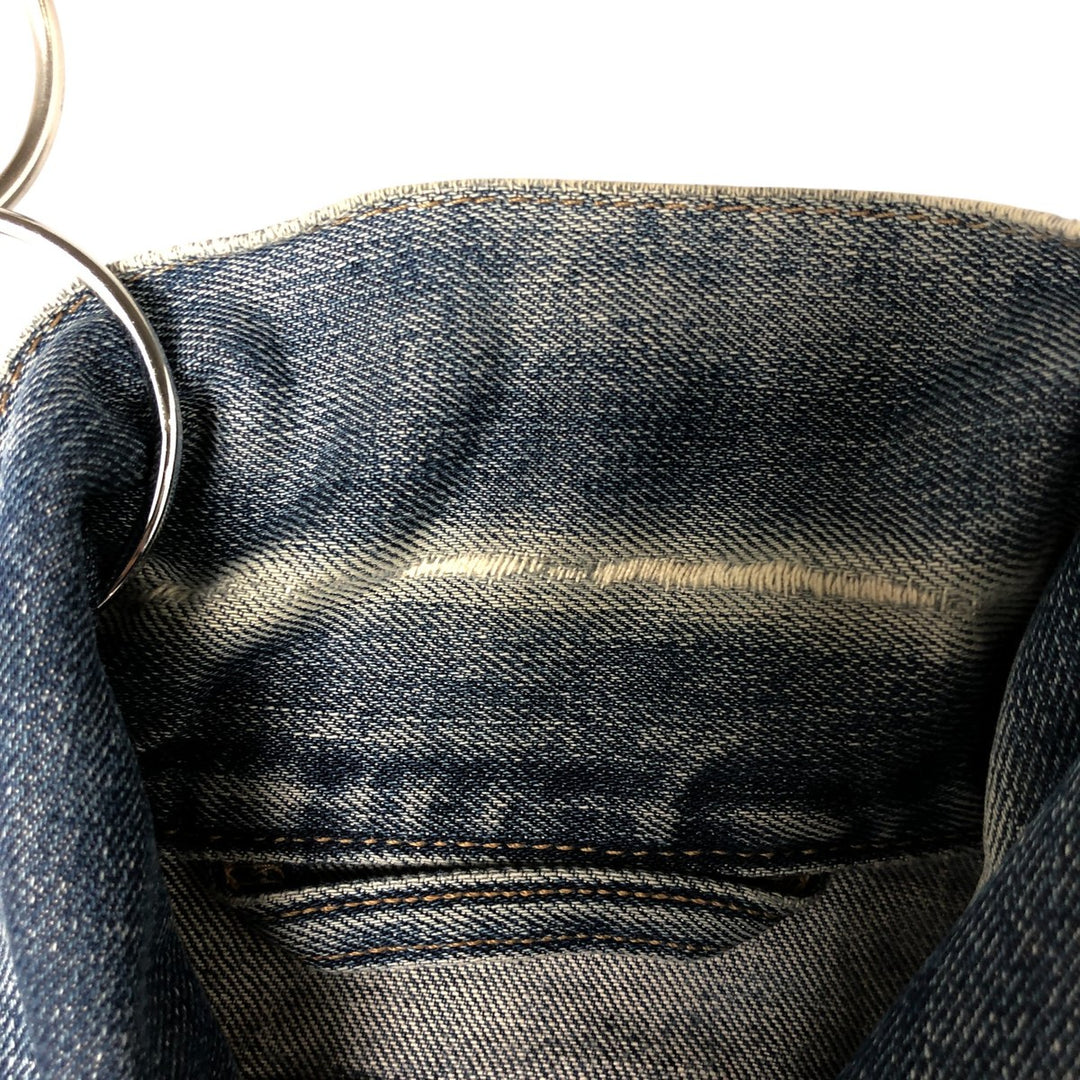 Levi's 70500-0401 Euro Model Denim Jacket, G-Jean, Men's XL Size cotton blue type Vintage Second Hand