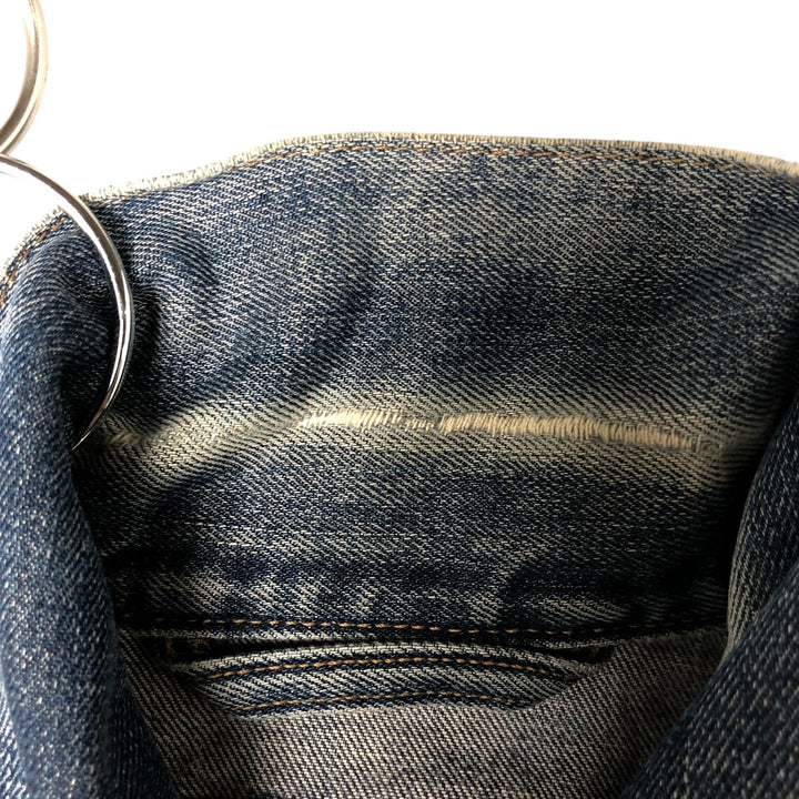 Levi's 70500-0401 Euro Model Denim Jacket, G-Jean, Men's XL Size cotton blue type Vintage Second Hand