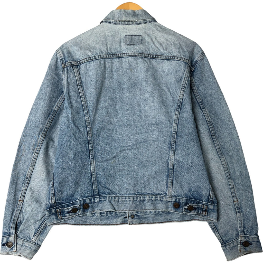 90'S Levi's 70506-0214 denim jacket, denim jacket, made in USA, men's size M, vintage cotton blue type Vintage Second Hand