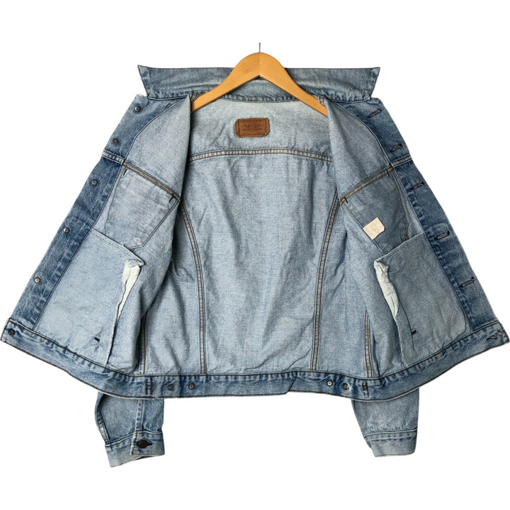 90'S Levi's 70506-0214 denim jacket, denim jacket, made in USA, men's size M, vintage cotton blue type Vintage Second Hand