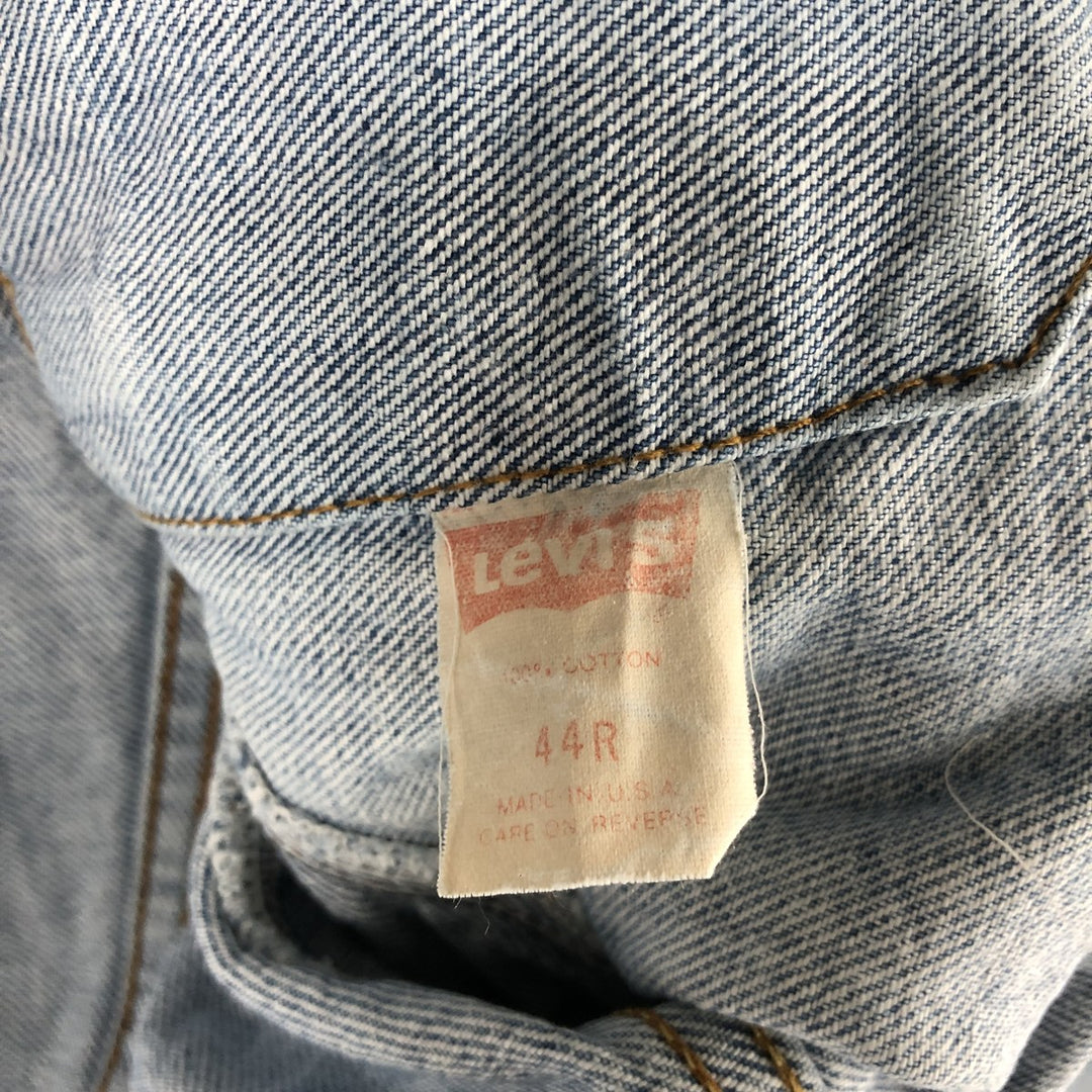 90'S Levi's 70506-0214 denim jacket, denim jacket, made in USA, men's size M, vintage cotton blue type Vintage Second Hand