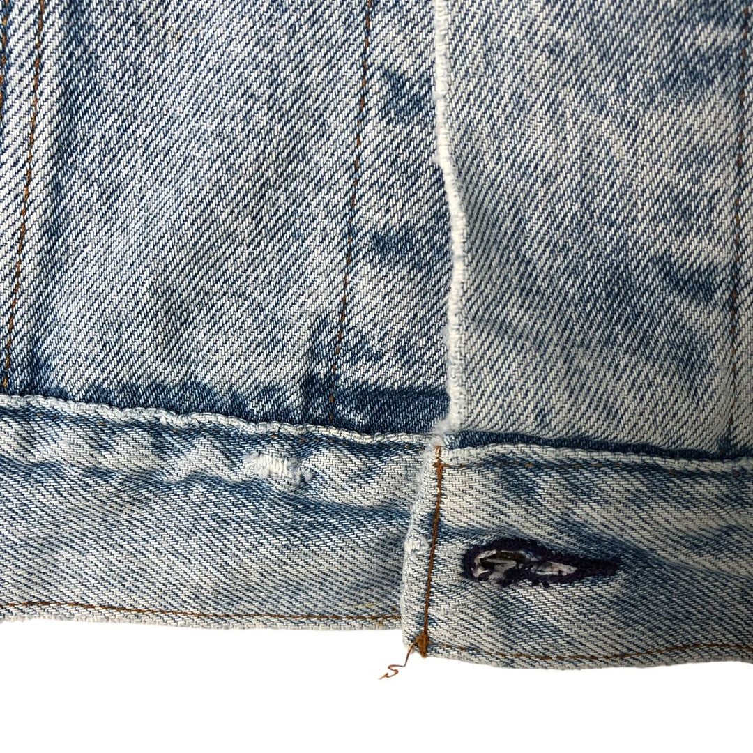 90'S Levi's 70506-0214 denim jacket, denim jacket, made in USA, men's size M, vintage cotton blue type Vintage Second Hand