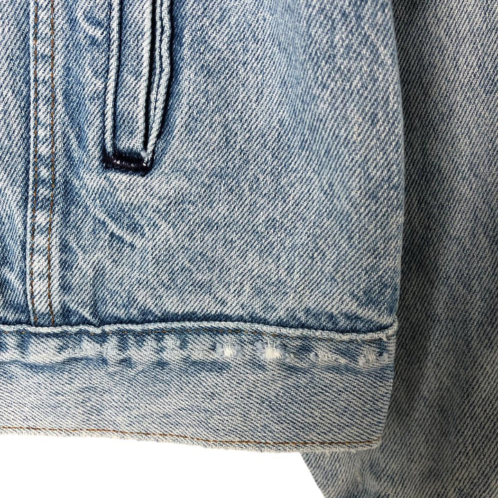 90'S Levi's 70506-0214 denim jacket, denim jacket, made in USA, men's size M, vintage cotton blue type Vintage Second Hand