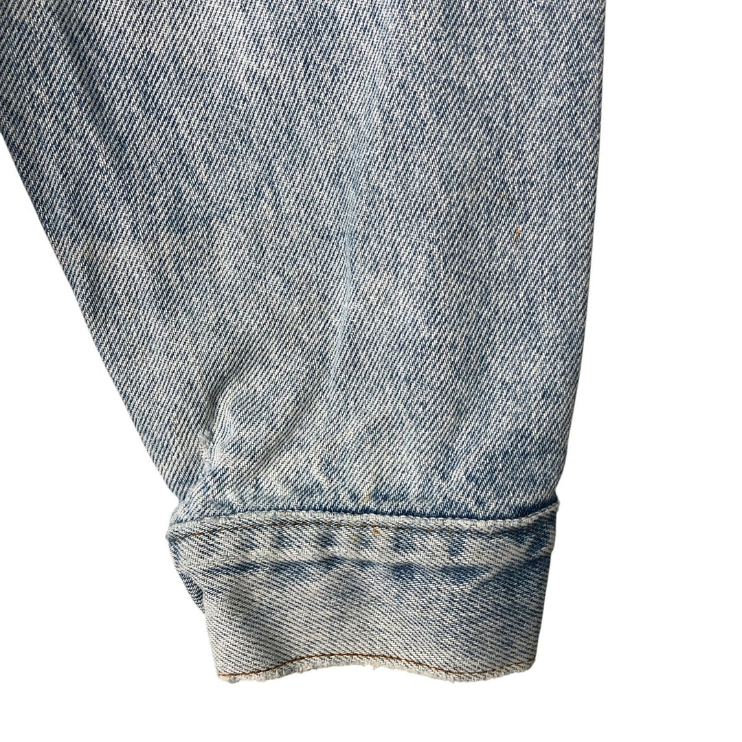 90'S Levi's 70506-0214 denim jacket, denim jacket, made in USA, men's size M, vintage cotton blue type Vintage Second Hand