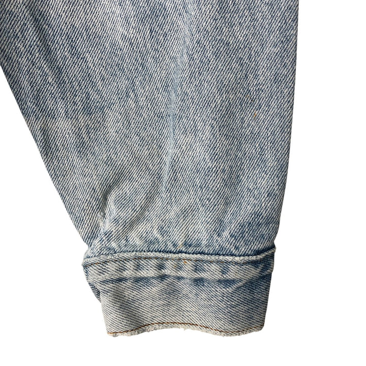90'S Levi's 70506-0214 denim jacket, denim jacket, made in USA, men's size M, vintage cotton blue type Vintage Second Hand