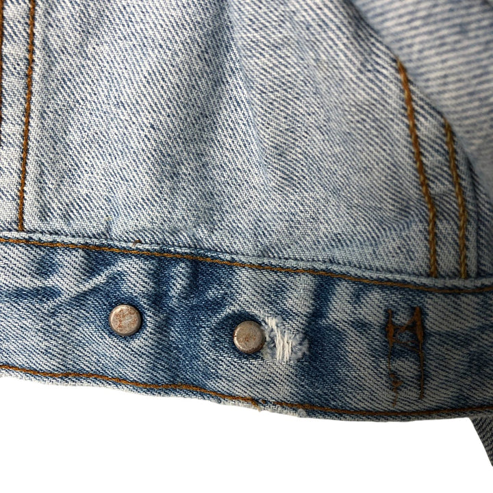 90'S Levi's 70506-0214 denim jacket, denim jacket, made in USA, men's size M, vintage cotton blue type Vintage Second Hand