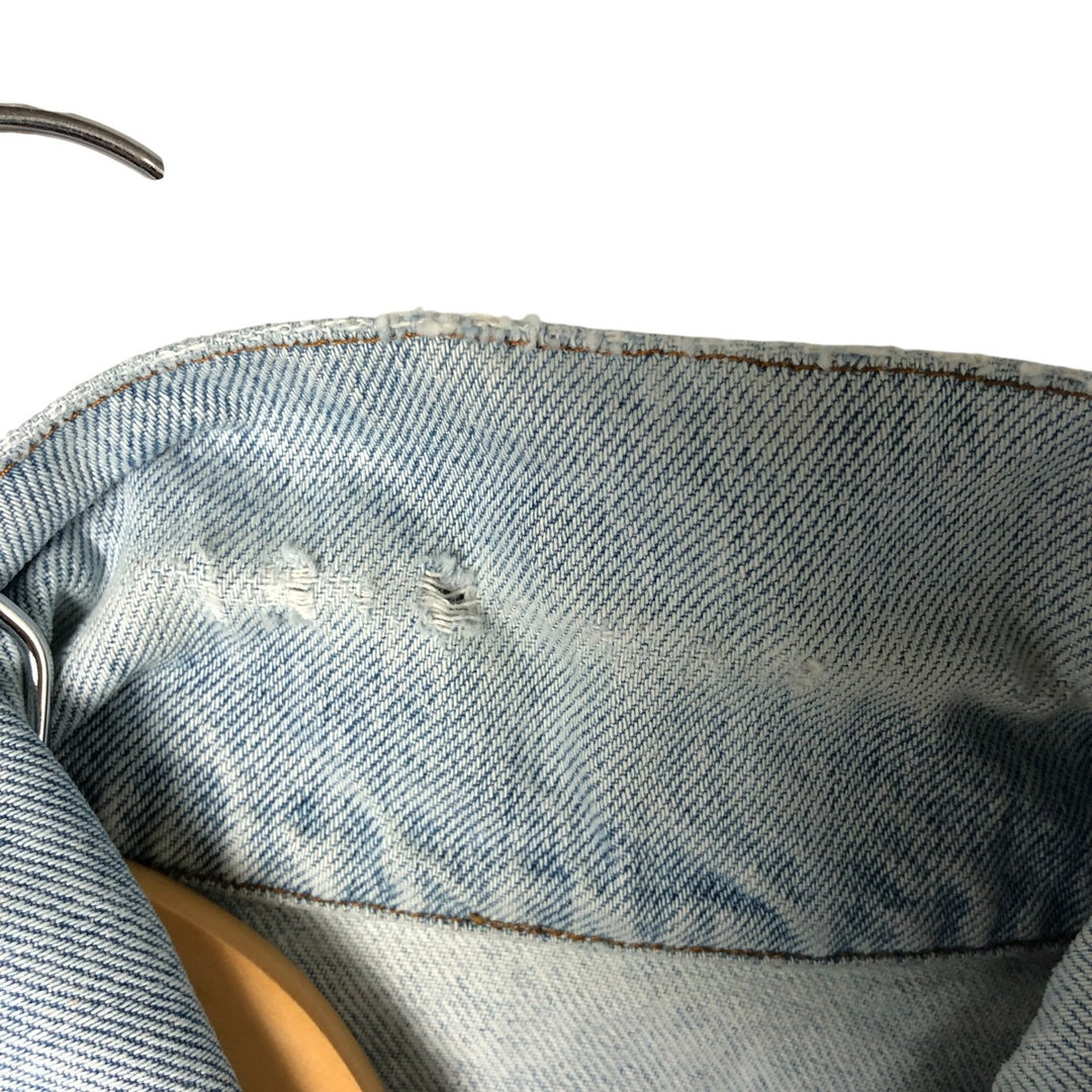 90'S Levi's 70506-0214 denim jacket, denim jacket, made in USA, men's size M, vintage cotton blue type Vintage Second Hand