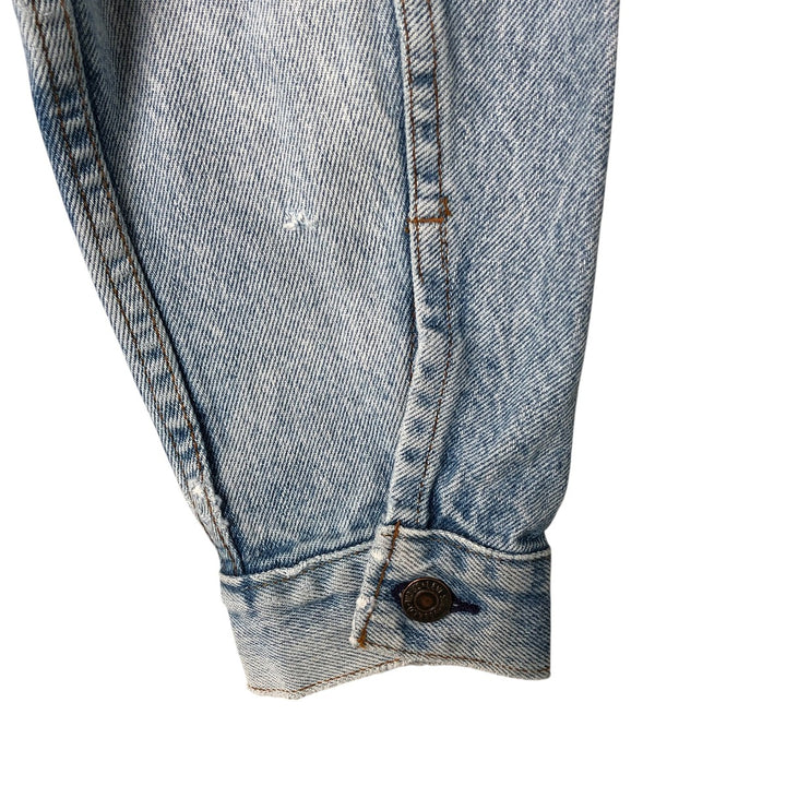 90'S Levi's 70506-0214 denim jacket, denim jacket, made in USA, men's size M, vintage cotton blue type Vintage Second Hand
