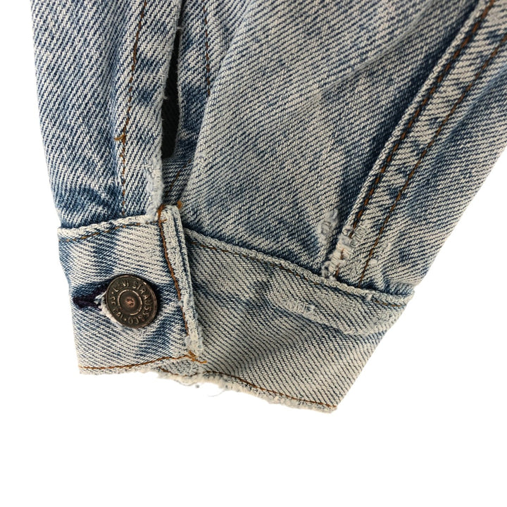 90'S Levi's 70506-0214 denim jacket, denim jacket, made in USA, men's size M, vintage cotton blue type Vintage Second Hand